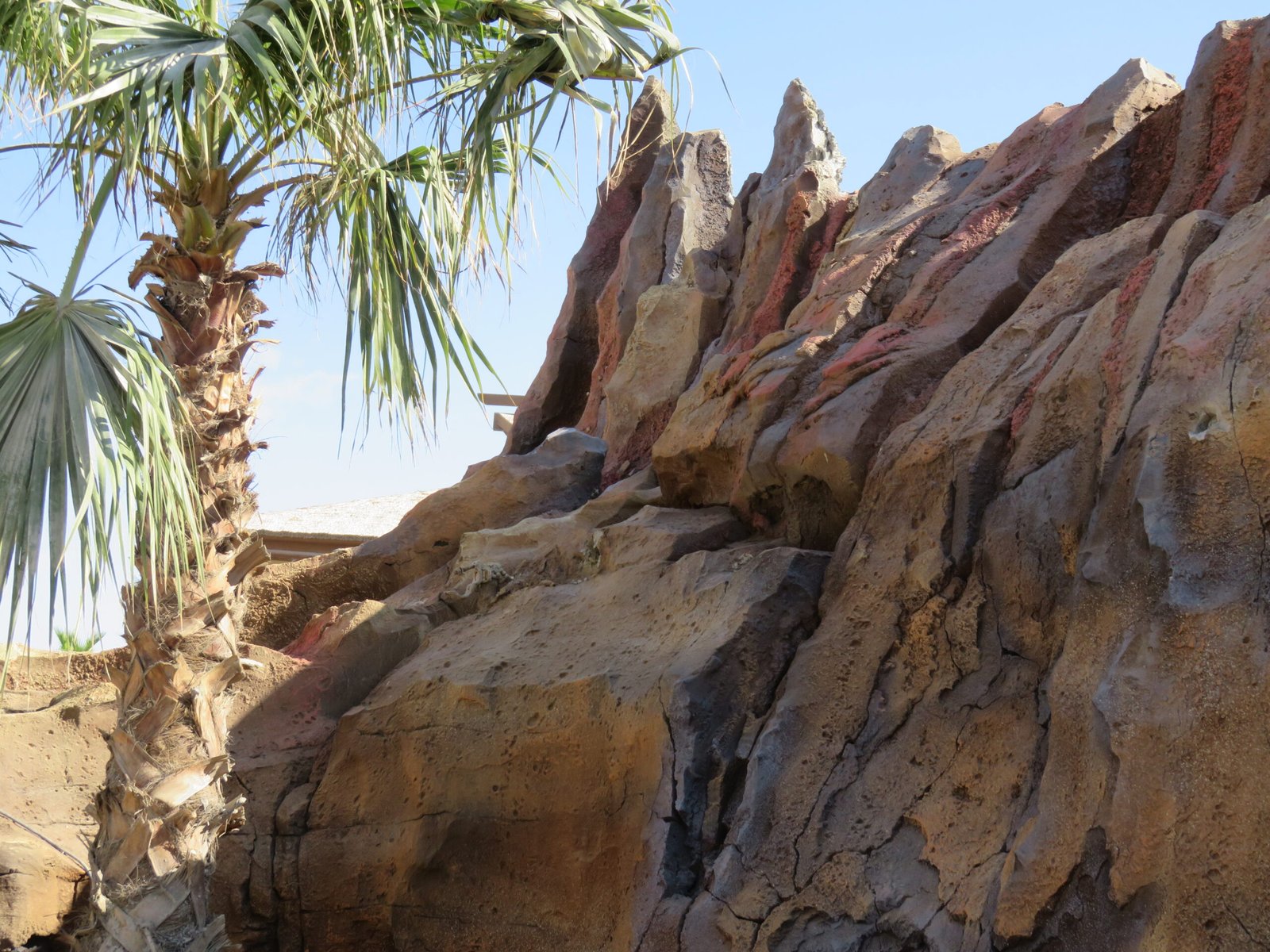 Themed rock sculpture work